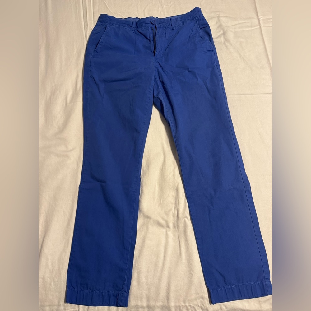 J Crew 770 stretch khaki pants - 30w x 30l blue